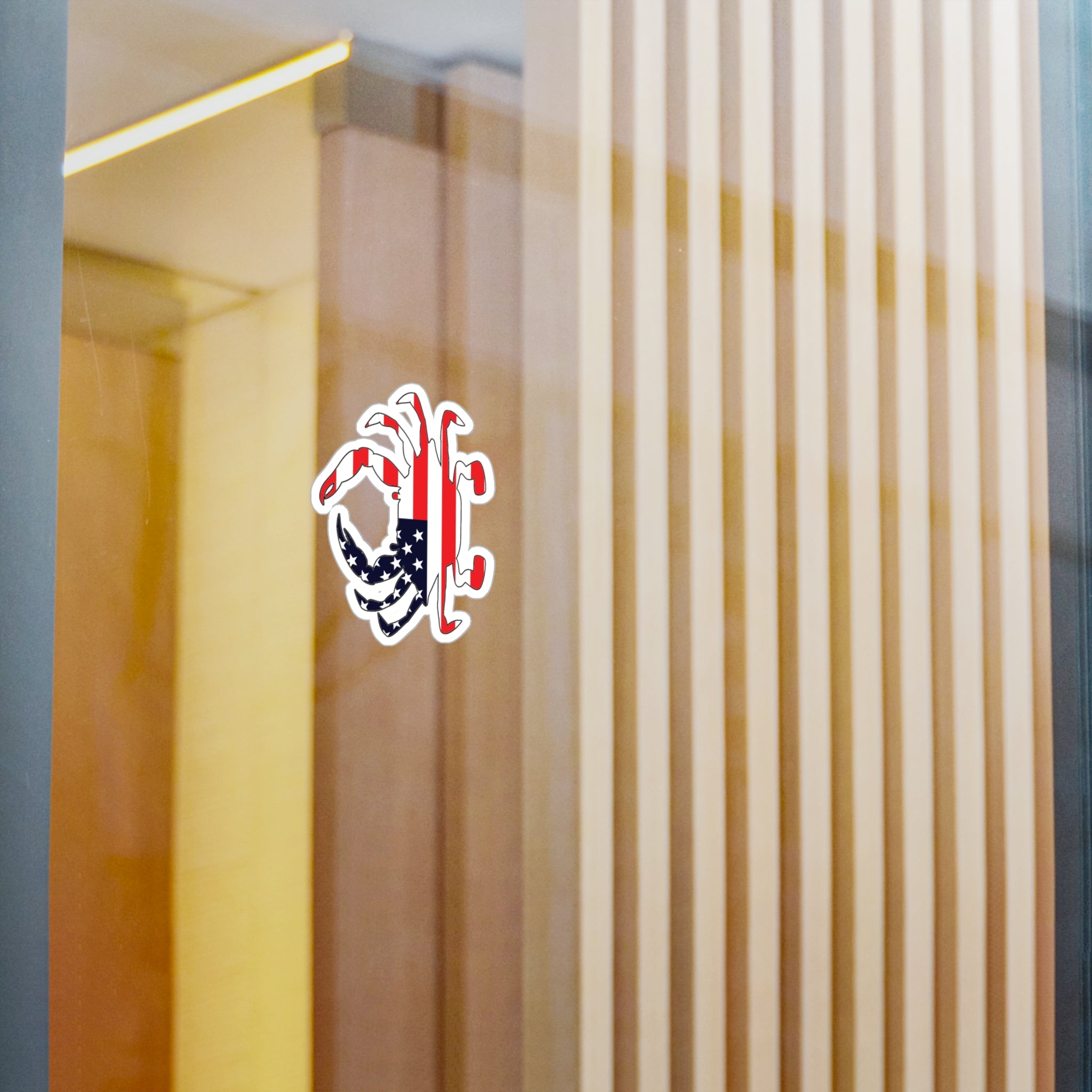 Maryland Crab USA Sticker | Baltimore Sticker | Kiss-Cut Vinyl Decals | Baltimore Summer | Ocean City Sticker | Maryland Flag Gift