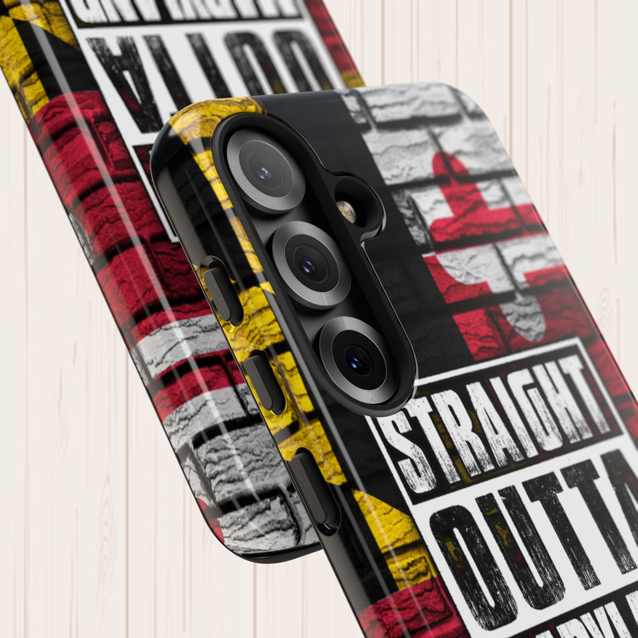 Straight Outta Maryland Flag Tough Phone Case | IPhone and Samsung