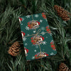 Horse Lover Christmas Wrapping Paper Roll of 6 or 12 Feet | Choice of Matte or Satin Finish | Buy 2 or more and SAVE 10%