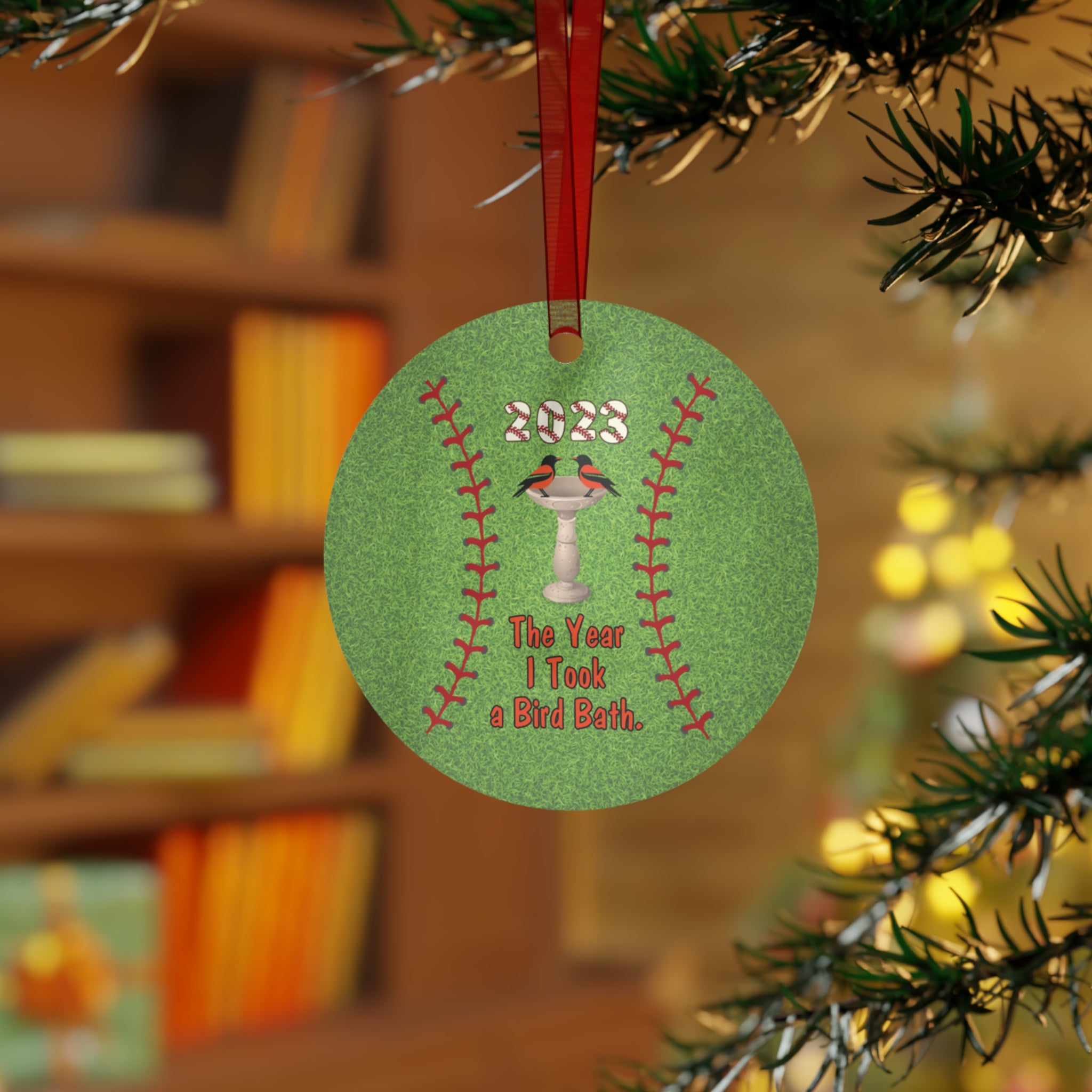 Baltimore Baseball 2023 Lightweight Metal Ornament Double Sided 3" Round - Order Two or More - $2.00 OFF each additional ornament