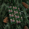 Lacrosse Santa Christmas Wrapping Paper Roll of 6 or 12 Feet | Choice of Matte or Satin Finish | Buy 2 or more and SAVE 10%