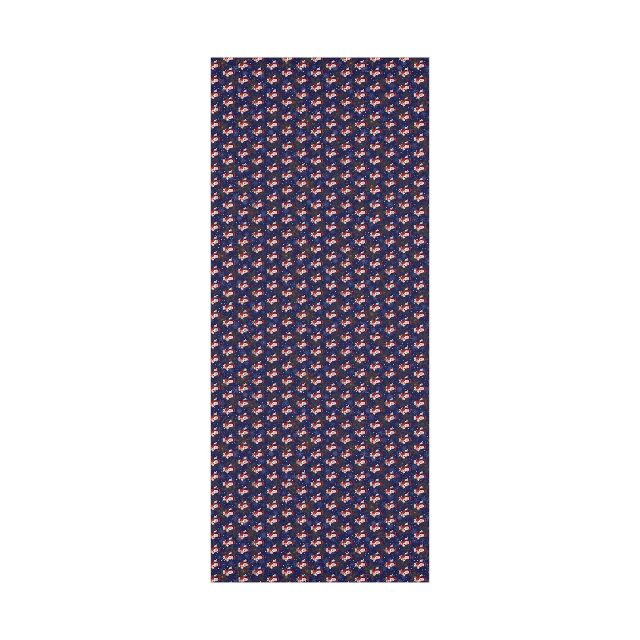Chef Santa Christmas Wrapping Paper Roll of 6 or 12 Feet | Choice of Matte or Satin Finish | Buy 2 or more and SAVE 10%