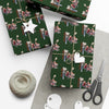 Lacrosse Santa Christmas Wrapping Paper Roll of 6 or 12 Feet | Choice of Matte or Satin Finish | Buy 2 or more and SAVE 10%