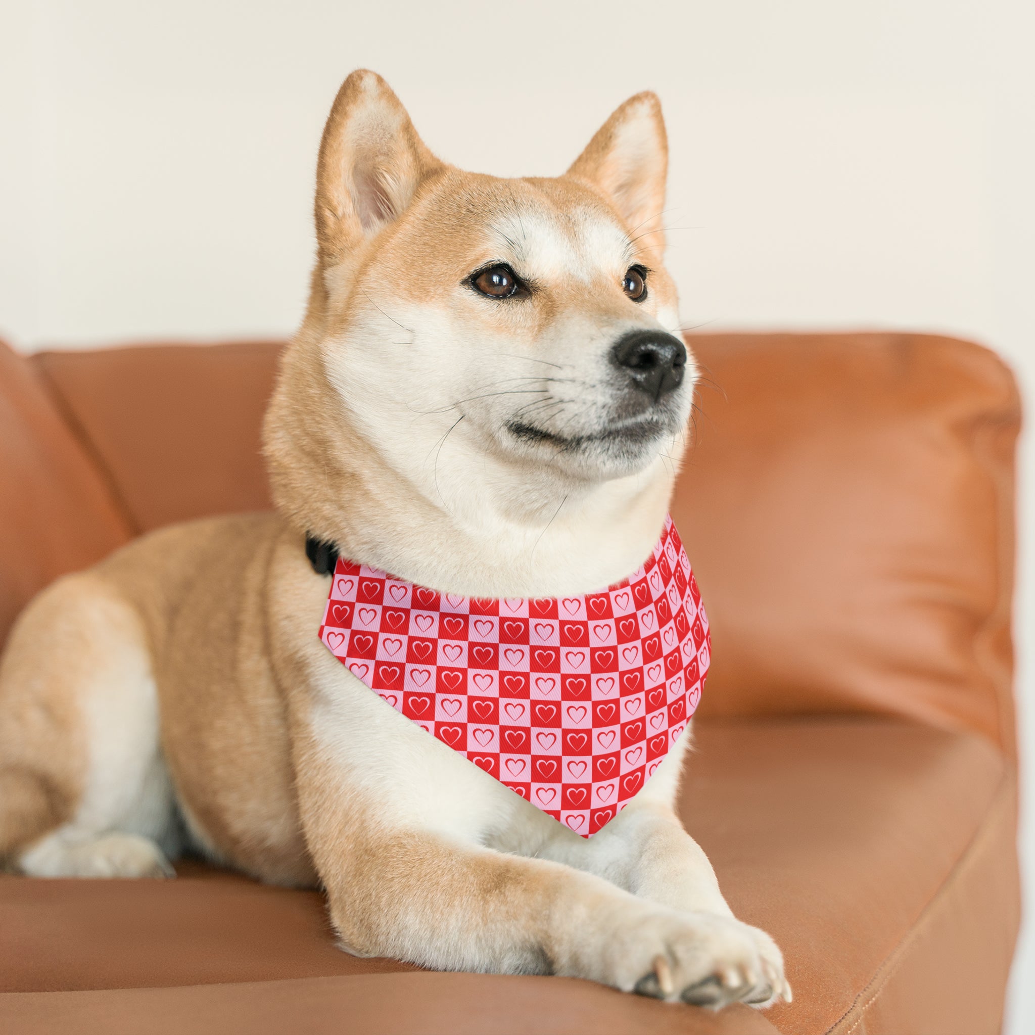 Valentine's Day Pet Bandana Collar | Comes in Different Sizes for Different Breeds | Free Ship
