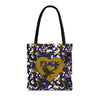Load image into Gallery viewer, The Flock Tote | Purple Pride Camo Flock Shopping Tote for Baltimore Football Fans