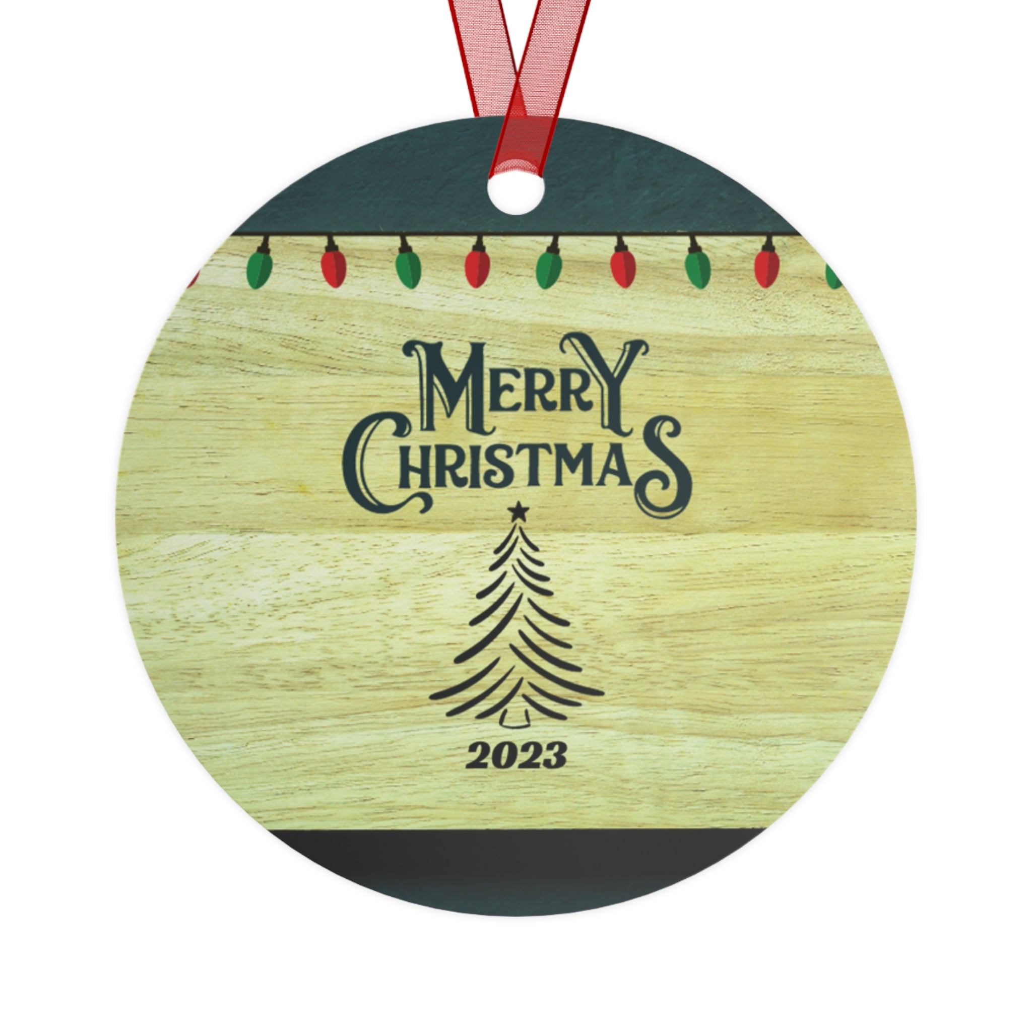 Foodservice Gift 2023 Lightweight Metal Double Sided Ornament 3" Round for Kitchen and Wait Staff - Order Two or More - $2.00 OFF each additional ornament