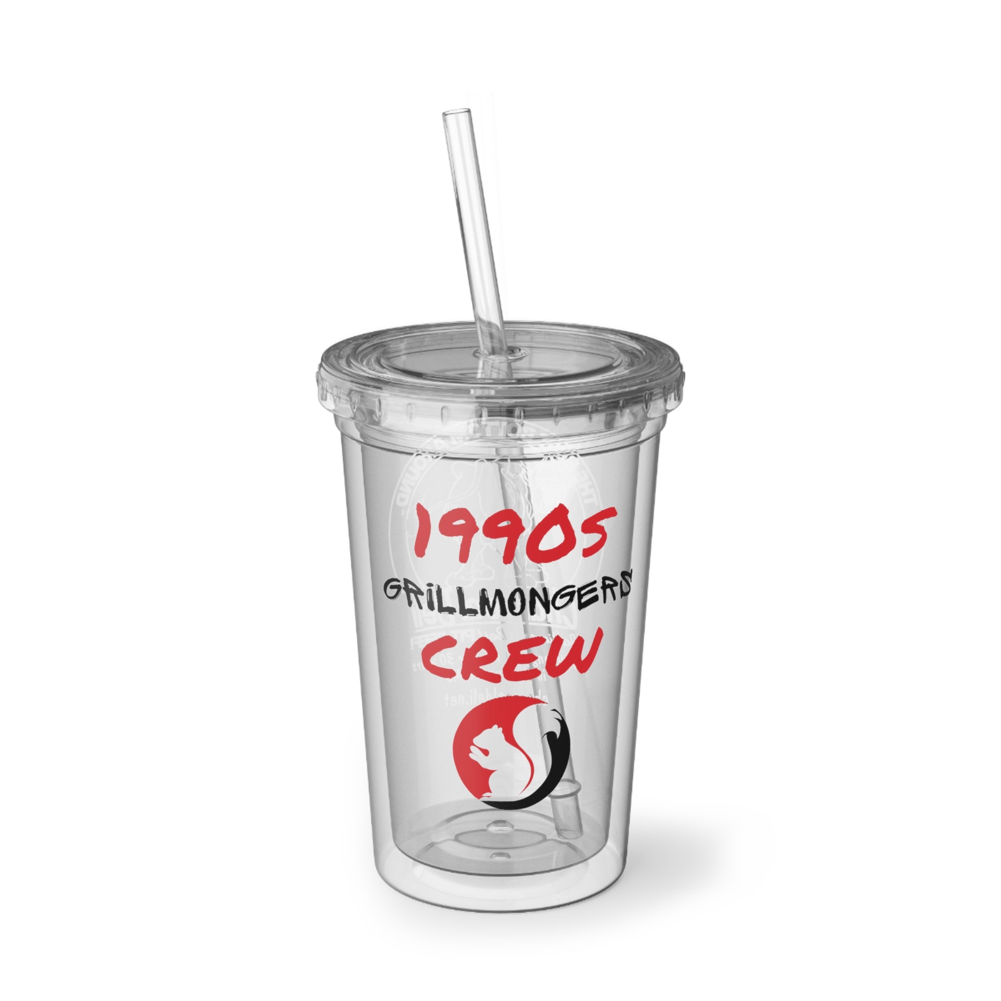 Charcoal Deli Old School Crew Cup 1990s Team 16 ounce Acrylic Cup
