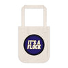Load image into Gallery viewer, Organic Canvas Flock Tote Shopping Bag | It&#39;s a Flock Baltimore Football Fan Bag