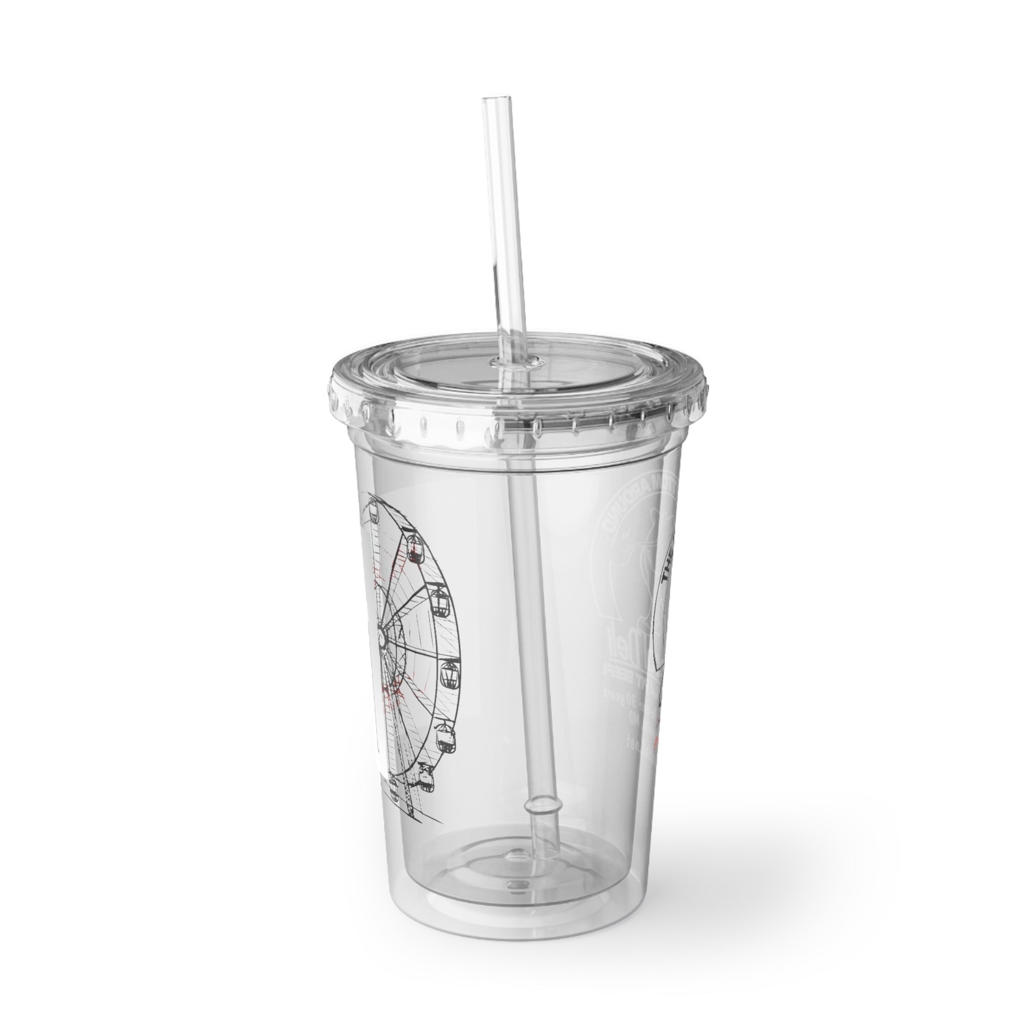 Tumbler for Charcoal Deli HoCo Crew 16 ounce Acrylic Cup