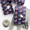 Chef Santa Christmas Wrapping Paper Roll of 6 or 12 Feet | Choice of Matte or Satin Finish | Buy 2 or more and SAVE 10%
