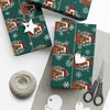 Horse Lover Christmas Wrapping Paper Roll of 6 or 12 Feet | Choice of Matte or Satin Finish | Buy 2 or more and SAVE 10%
