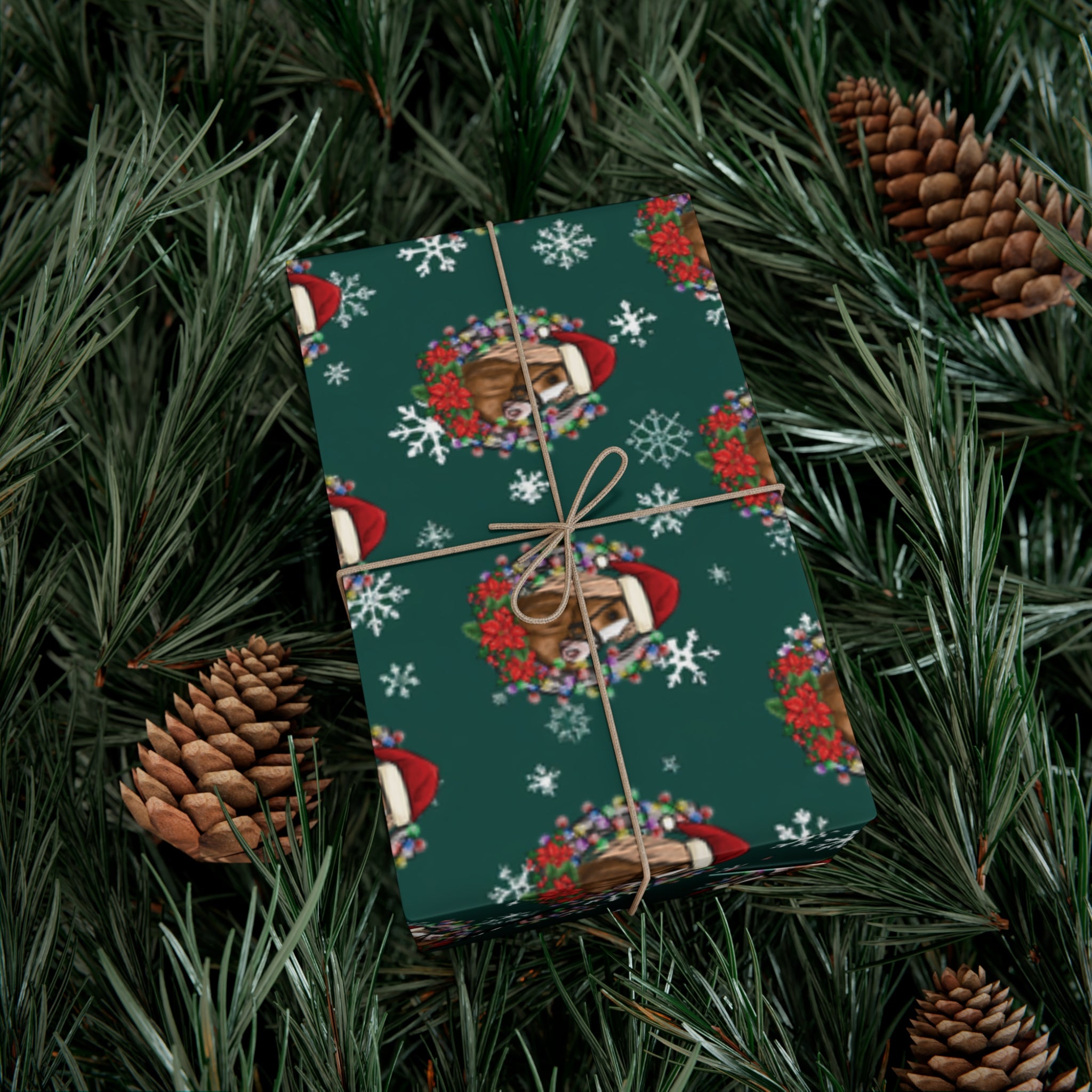 Horse Lover Christmas Wrapping Paper Roll of 6 or 12 Feet | Choice of Matte or Satin Finish | Buy 2 or more and SAVE 10%