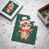 Christmas on the Farm Cow Puzzle for Children 30-Piece Maryland Puzzle