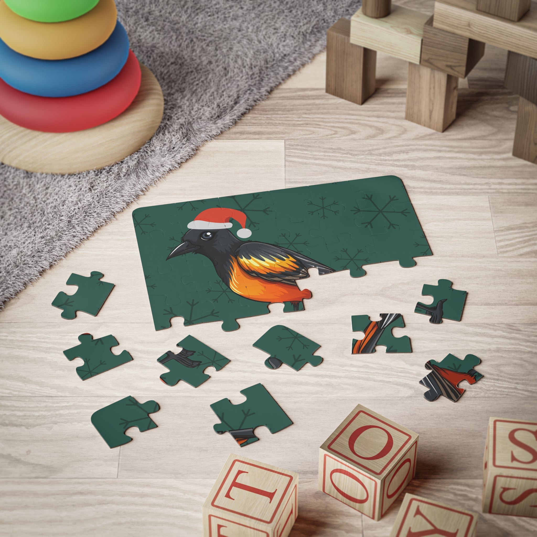 Oriole Puzzle for Children 30-Piece Maryland Puzzle