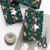Maryland Crab Christmas Wrapping Paper Roll of 6 or 12 Feet | Choice of Matte or Satin Finish | Buy 2 or more and SAVE 10%