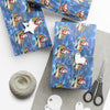Boating Santa Christmas Wrapping Paper Roll of 6 or 12 Feet | Choice of Matte or Satin Finish | Buy 2 or more and SAVE 10%