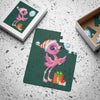 Christmas Flamingo Puzzle for Children 30-Piece