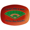 Baseball Snacks Serving Platter for Game Day | Baltimore Baseball Snack Tray