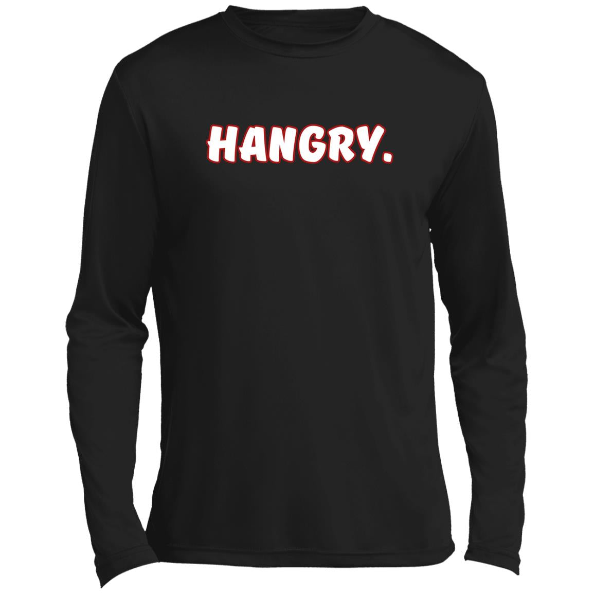 HANGRY Men’s Cut Long Sleeve Performance Shirt