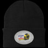 Load image into Gallery viewer, Anything is Possible Measuring Tape Knit Beanie with Printed Patch in Assorted Colors