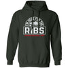 Ribs! Charcoal Deli  Fan Gear Pullover Hoodie