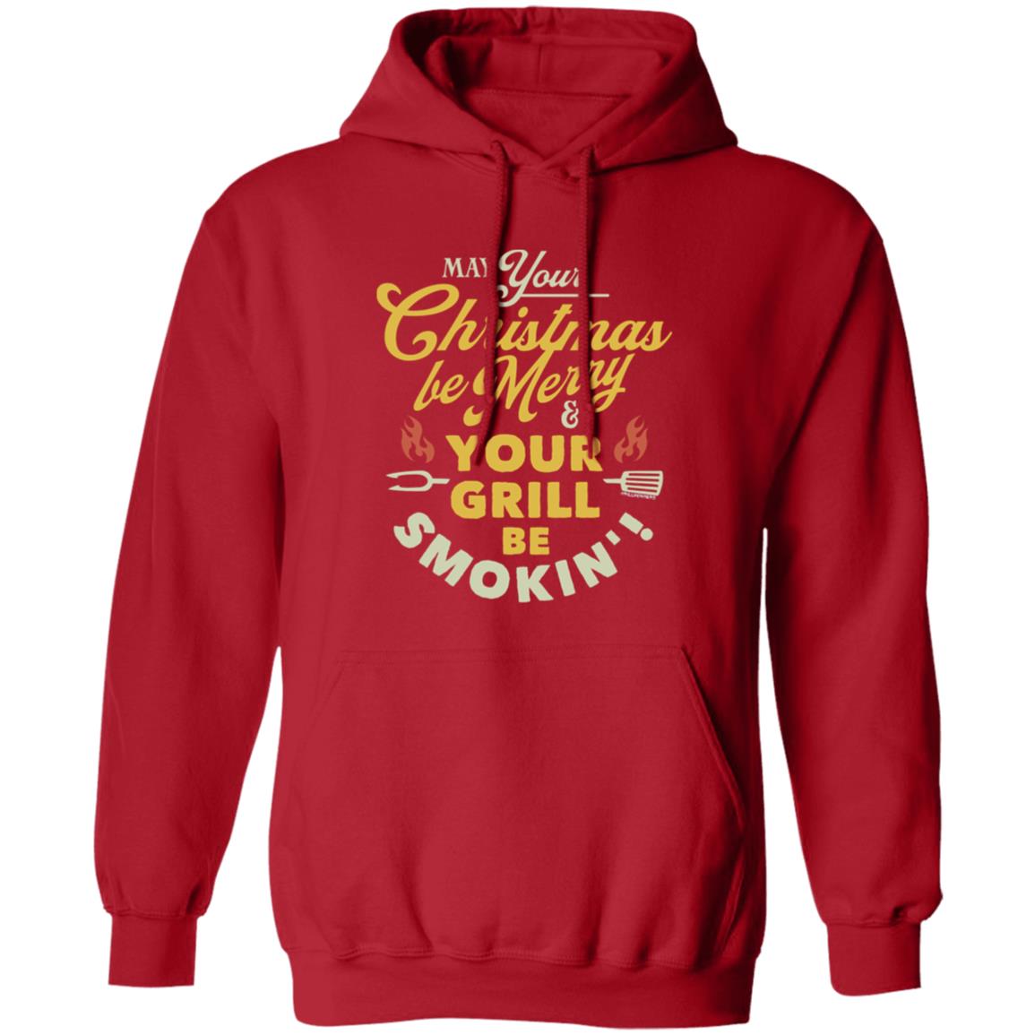Grillin Christmas Pullover Hoodie for Grill Masters