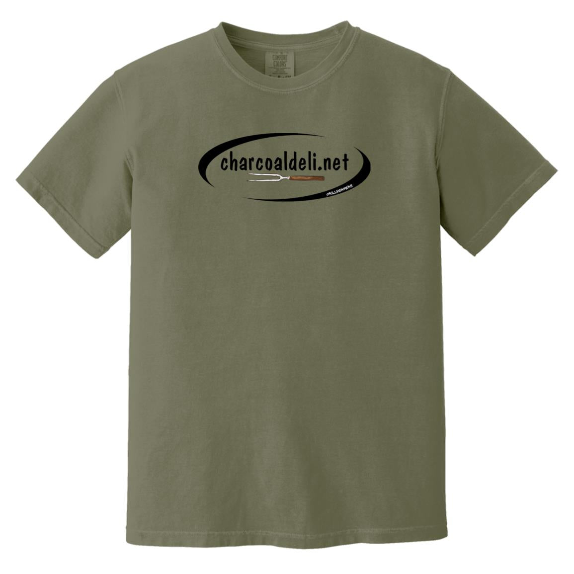 Charcoal Deli Fan Gear | There is No Spoon Premium Cotton T-Shirt Printed on Front and Back