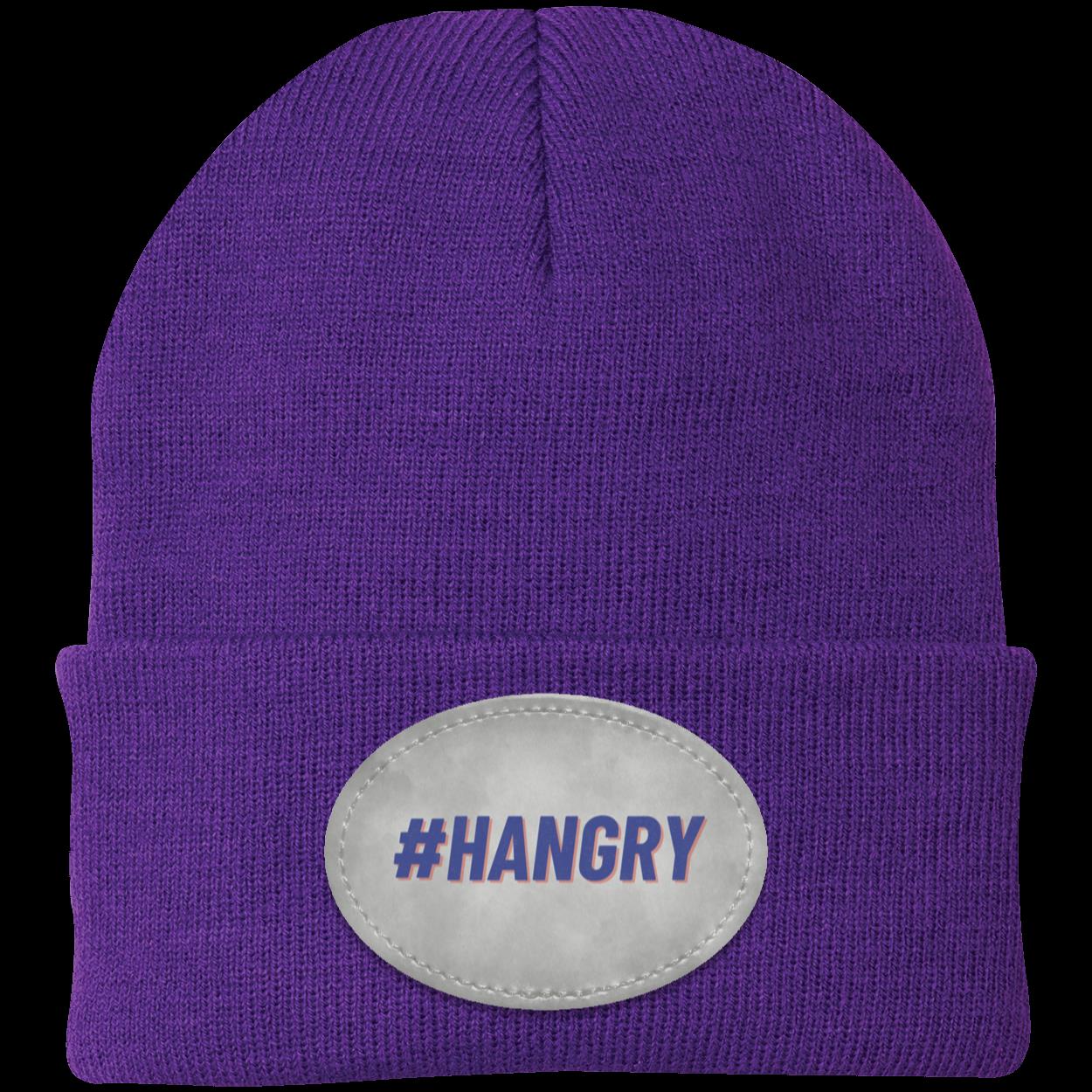 HANGRY Knit Winter Patch Hat in Assorted Colors