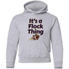 Load image into Gallery viewer, YOUTH It&#39;s a Flock Thing Gildan Pullover Hoodie | Choice of Four Colors Baseball Sweatshirt