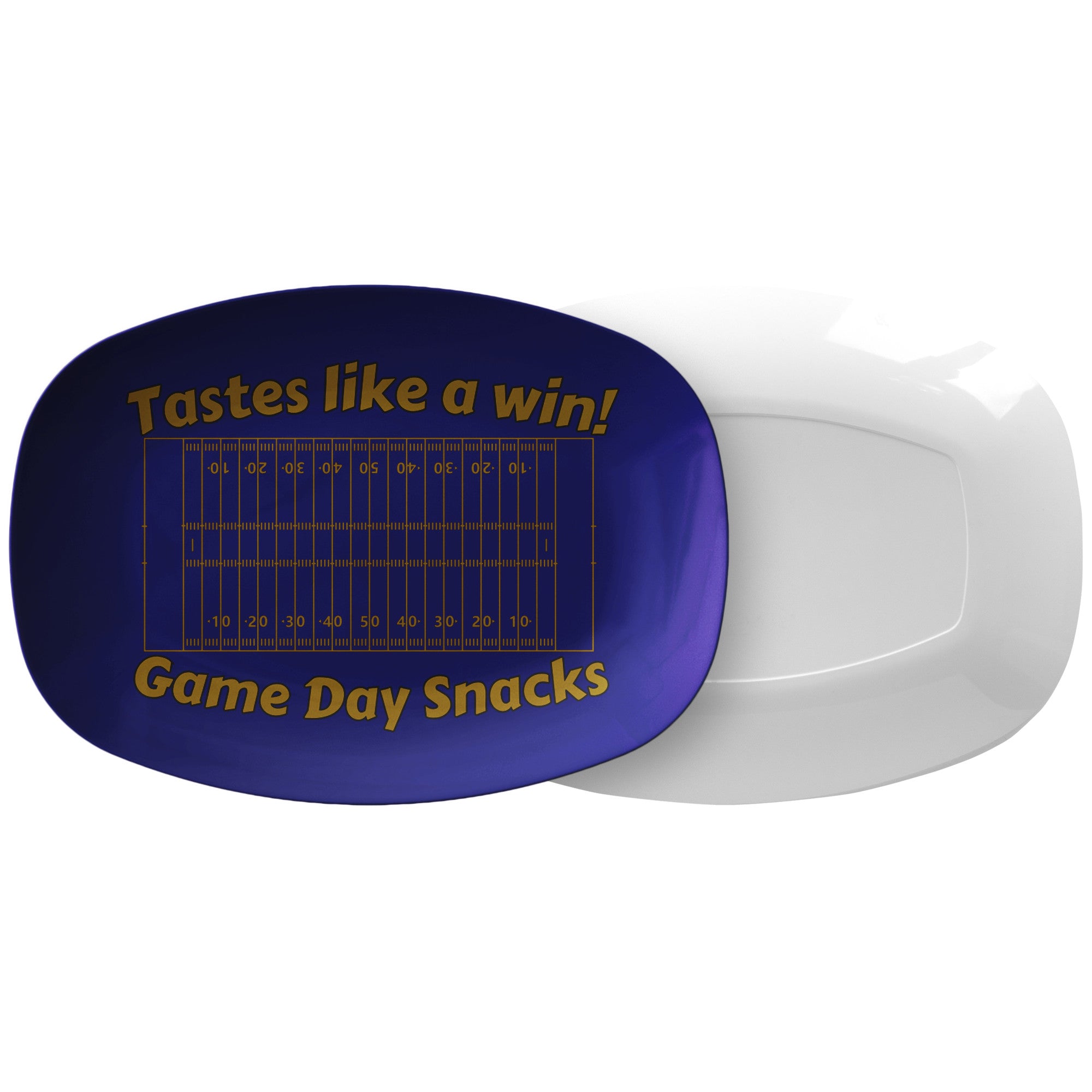 Game Day Serving Platter | Baltimore Football Tray for Snacks