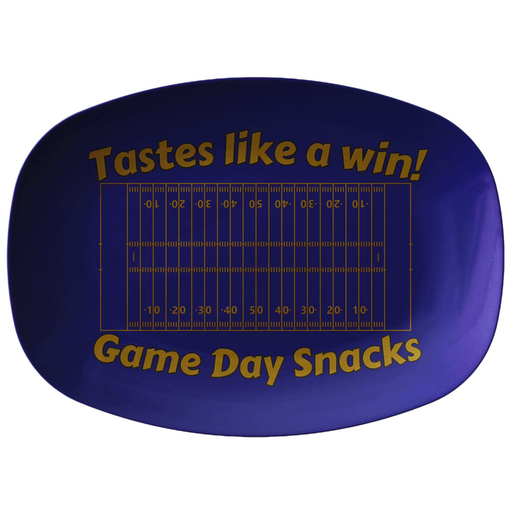 Game Day Serving Platter | Baltimore Football Tray for Snacks