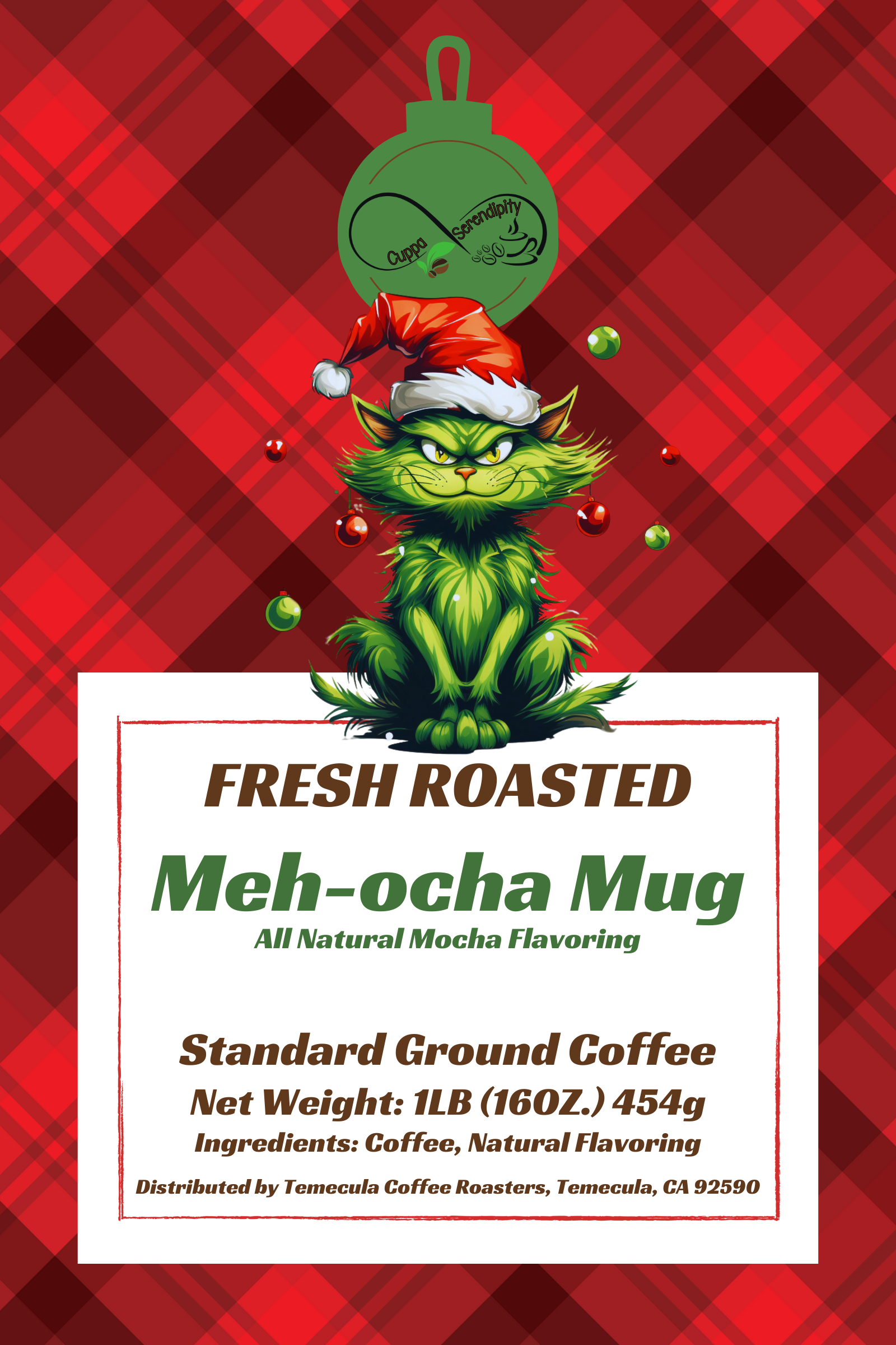 Meh-ocha Mocha Flavored Craft Coffee | Free Shipping