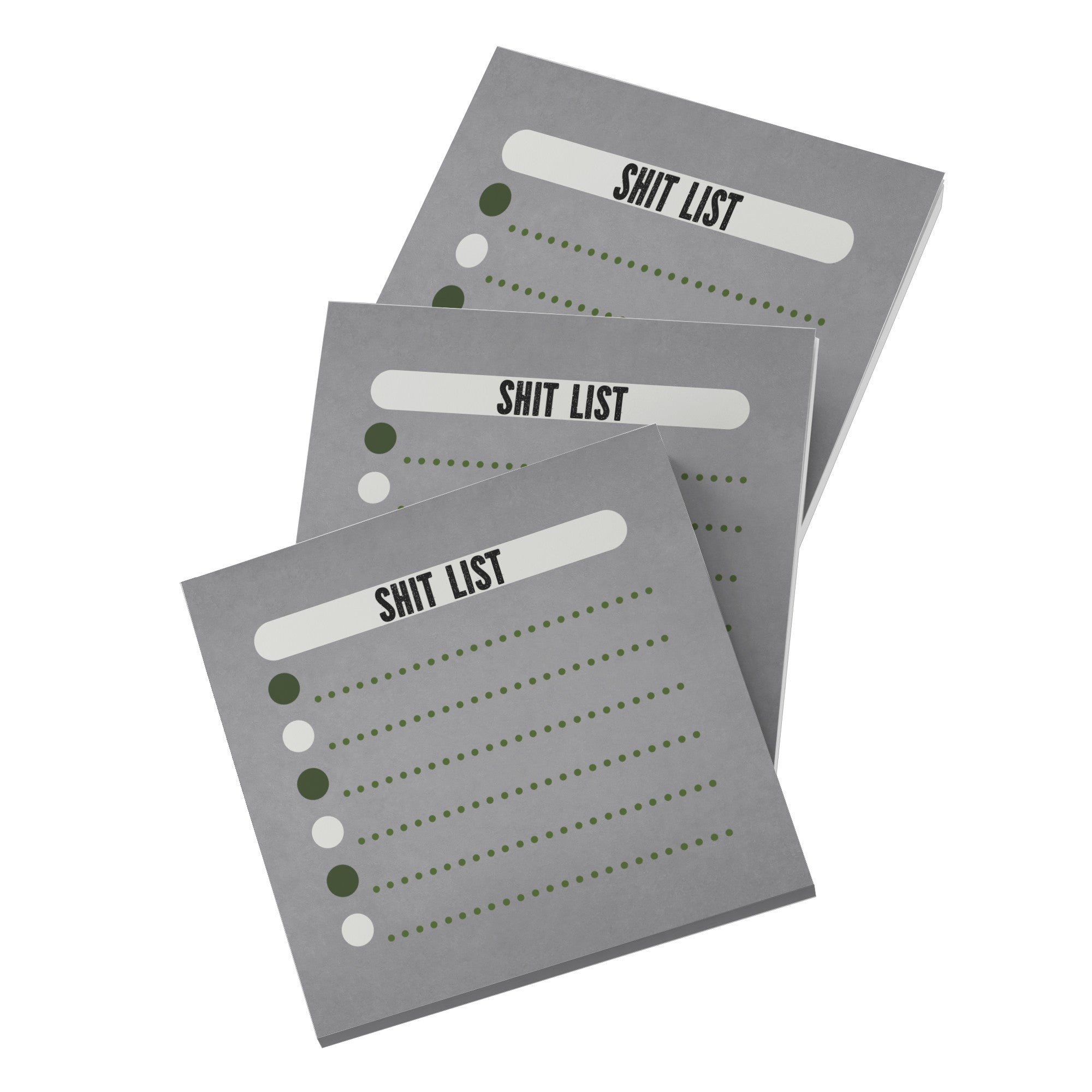Sticky Notes Shit List Sarcastic Sticky Notes