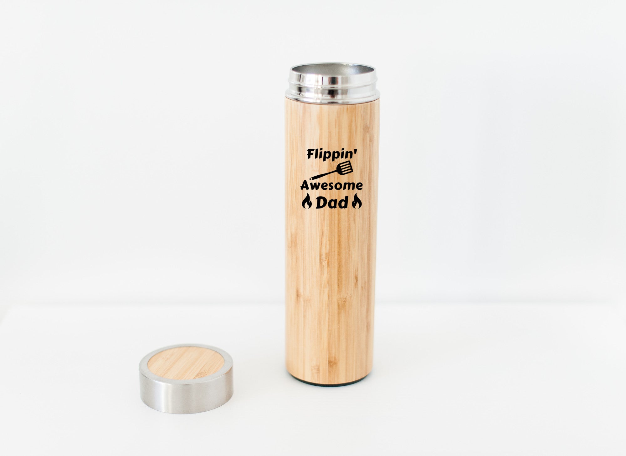 Flippin Awesome Dad Bamboo Water Bottle