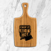 Chop It Like It's Hot Large Handled Bamboo Cutting Board